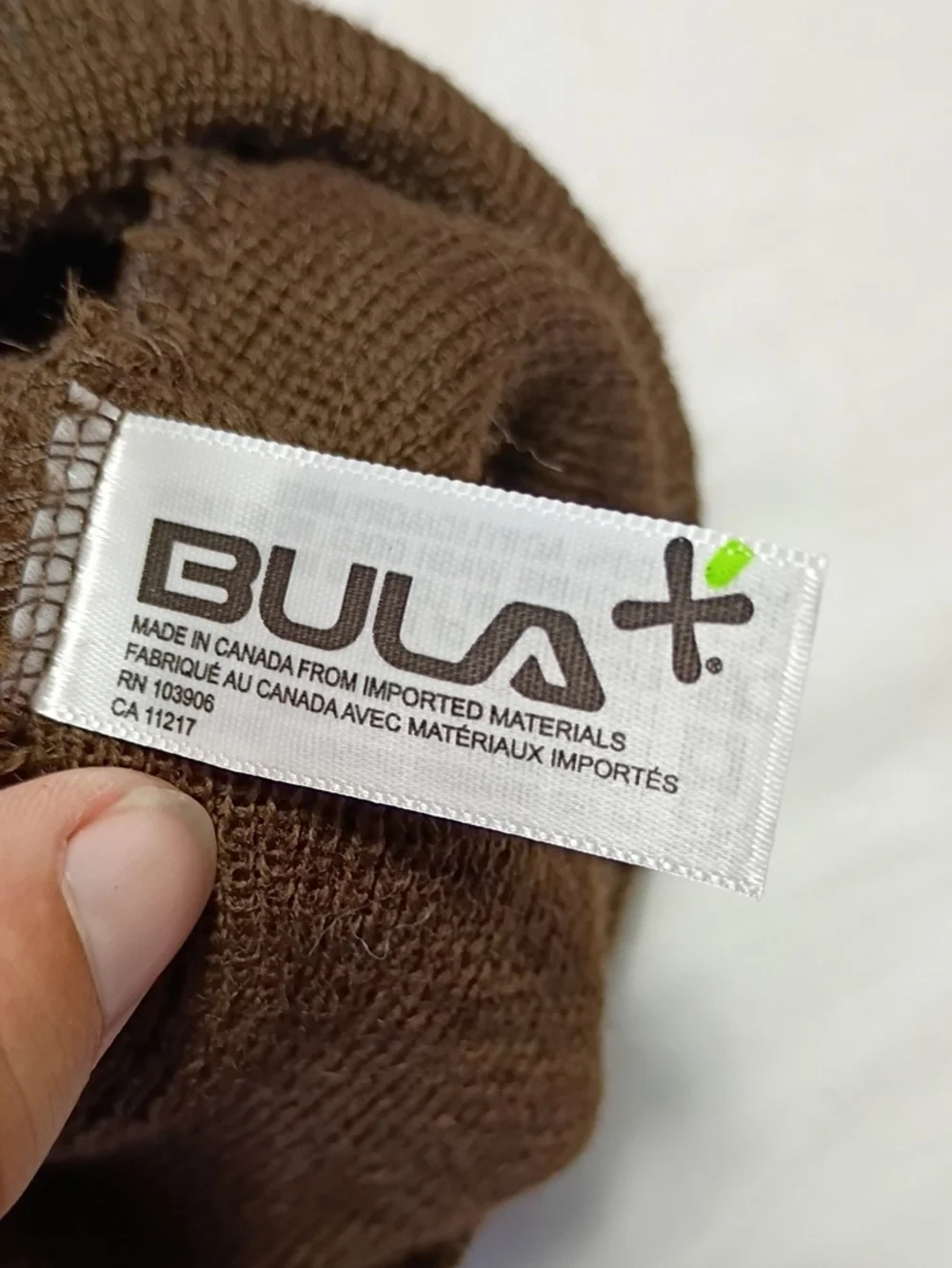 NWT Bula Men's Fall Beanie Brown Knit Beanie Winter One Size